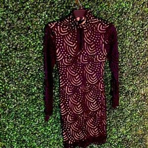 Black Lace Cocktail Dress